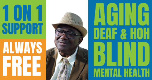 Aging Deaf & HOH Blind Mental Health Icon